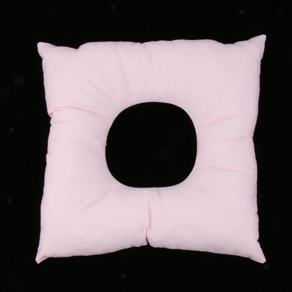 Pink Massage Bed Mattress Sheet with Face Cradle Cushion Pillow Pad Set