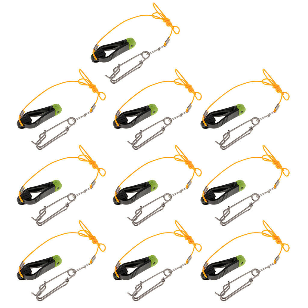 10X Power Grip Snap Release Clip with Leader for Offshore Boat Sea Fishing