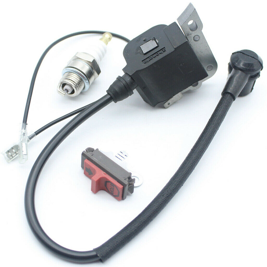 Ignition Coil Spark Plug Stop Switch Kit For  Chainsaw Replacement