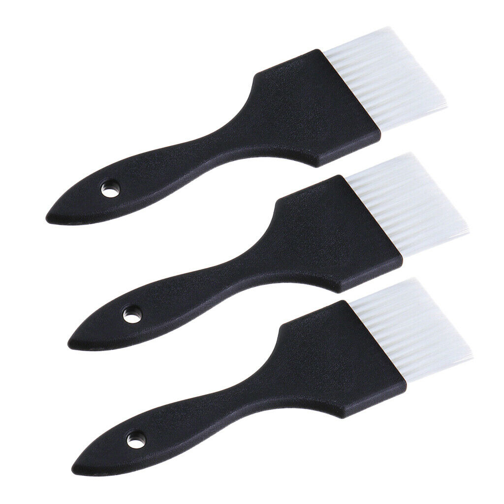 3 Pieces Hair Coloring Dye Tint Brush for Bleach Perming Chemical Treatment