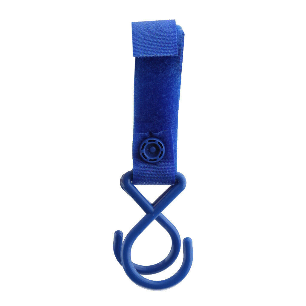 Pushchair Pram Pushchair Clip Hook Buckle Bag Holder Royal Blue