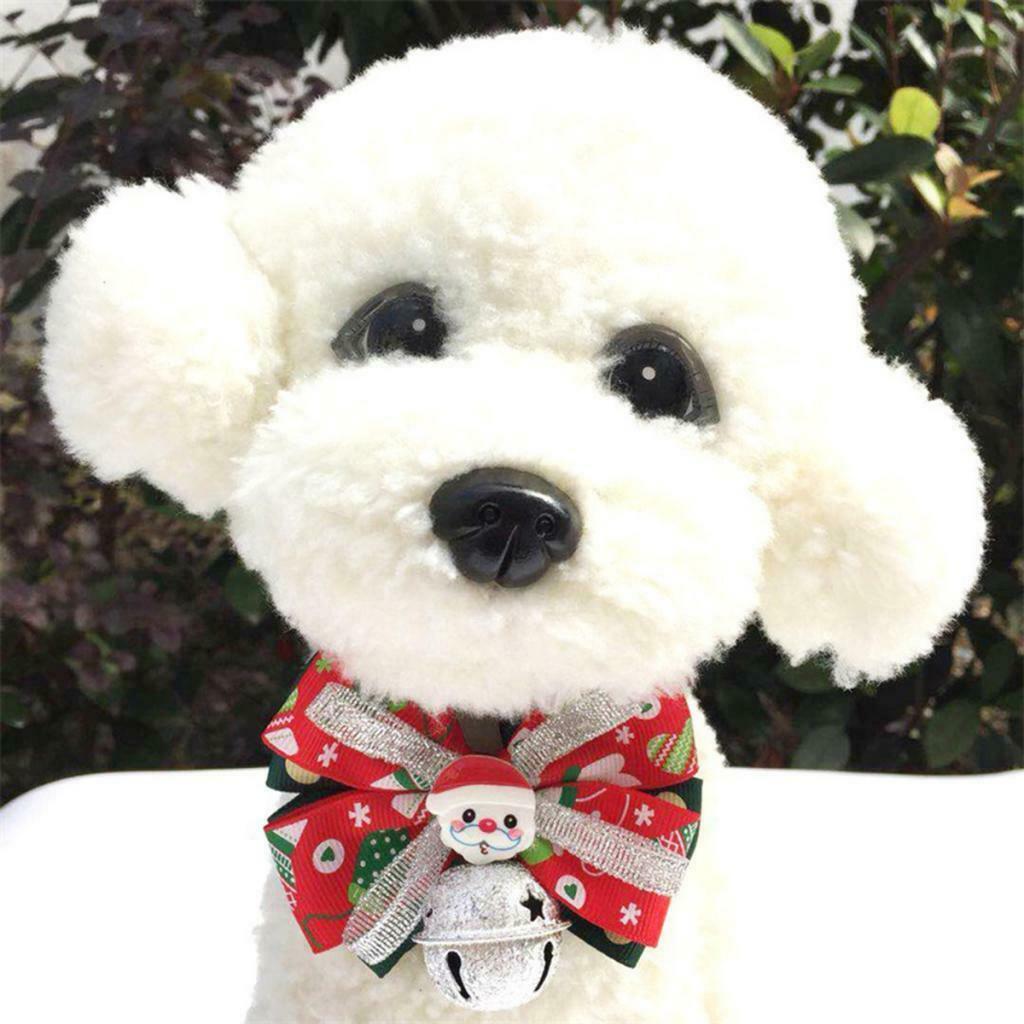 Fashion Christmas Pet Dog Cat Bow Tie Collar Bowknot Necktie New Year Gift