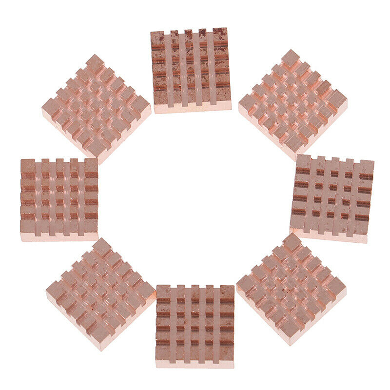 8pcs/set RAM Copper Memory Heat Sink Graphics Card Cooling Radia JRBDAU