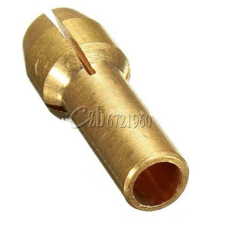 4PCS Rotary Multi Tool Collet Nut Kit for Mill 0.8/ 1.6/ 2.35/ 3.2mm