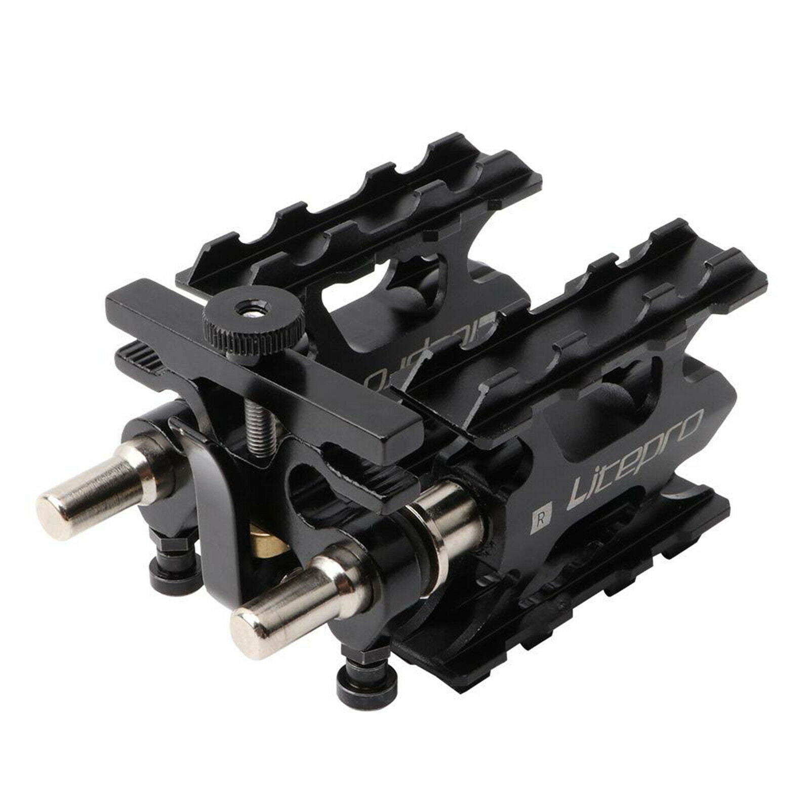 Aluminum Alloy Foldable Bike Cycling Quick Release Pedal Holder Adapter for
