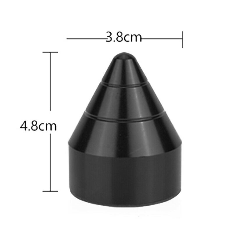 2PCS Car SUV Truck Rear Bumper Spike Guard Protector Anti Collision Nail Black