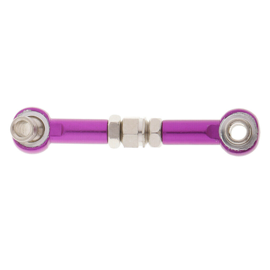 2pc For HSP 94122 94123 1/10 RC Car Steering Link Rod Arm M3 Thread 38-48mm