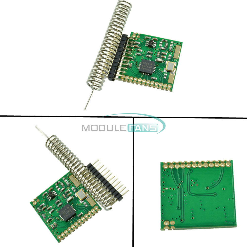 2PCS SI4432 1000m Wireless Module 433mhz Communication For Arduino