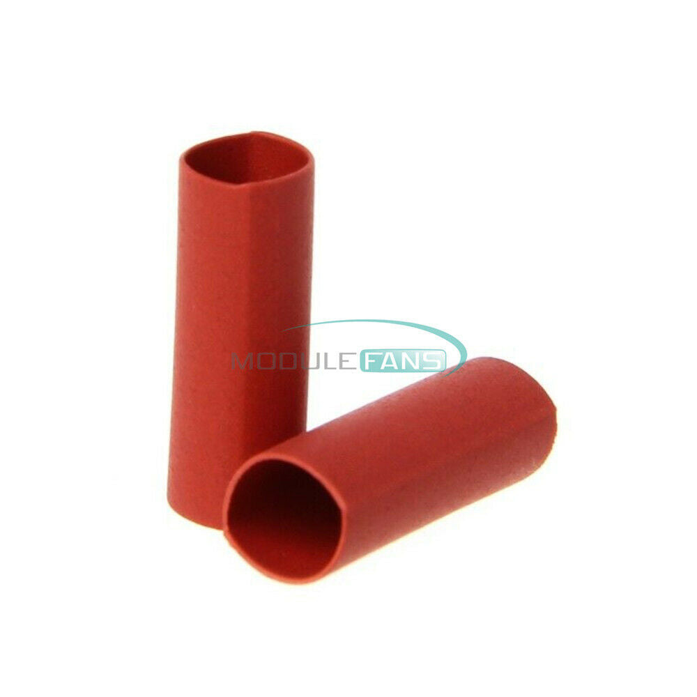 Ultra T-Plug Connectors 10 Pairs Deans Style Male Female with 20pcs Shrink Tube