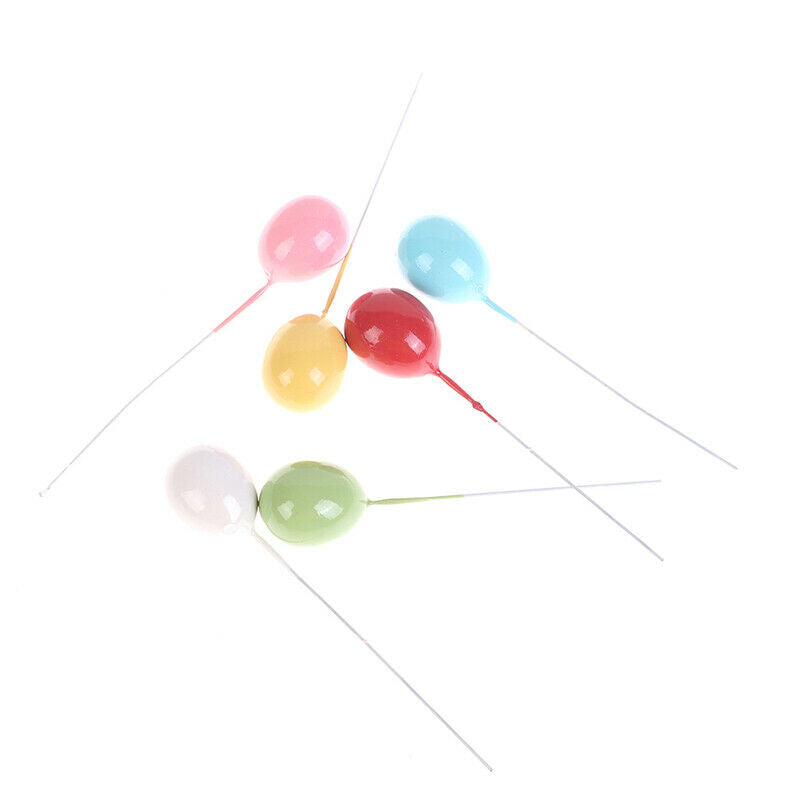 6pcs/lot Balloon Cake Topper Happy Birthday Cake Topper Wedding Party Deo.l8