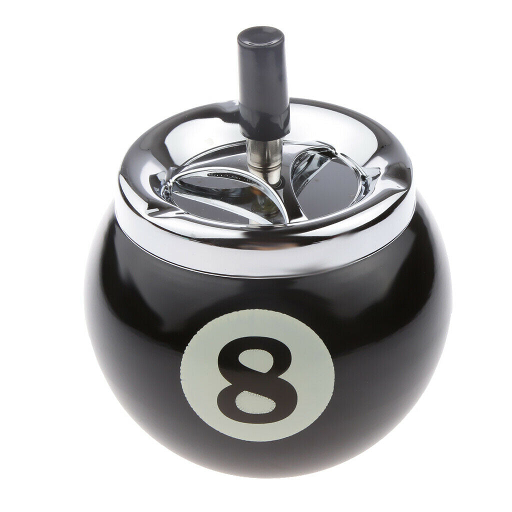Collectible Gift Aluminum Pool Billiard Ball Ashtray no base