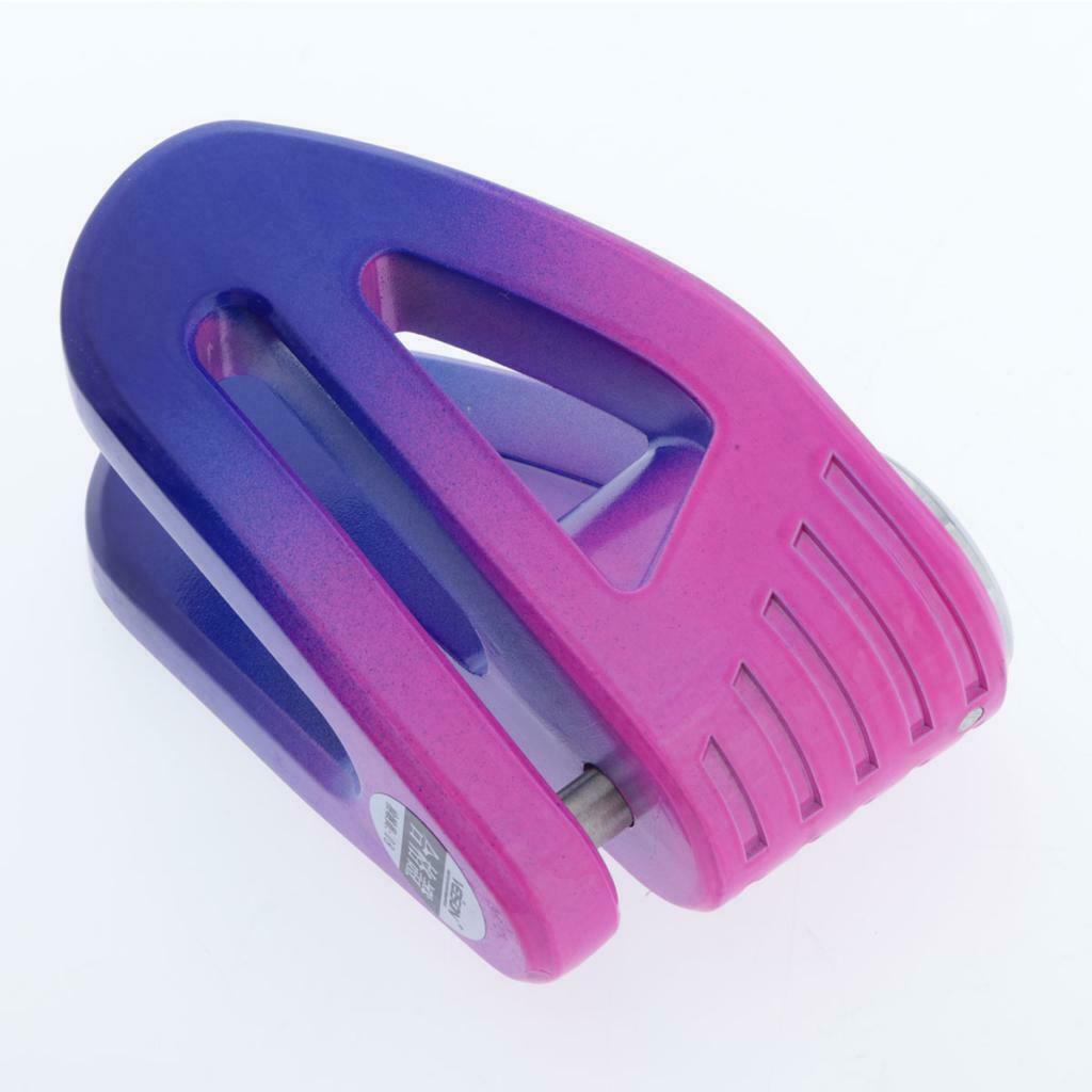 Polished Anti-theft DX11 Disc Brake Lock Locking Alarm For Motorcycles Bike