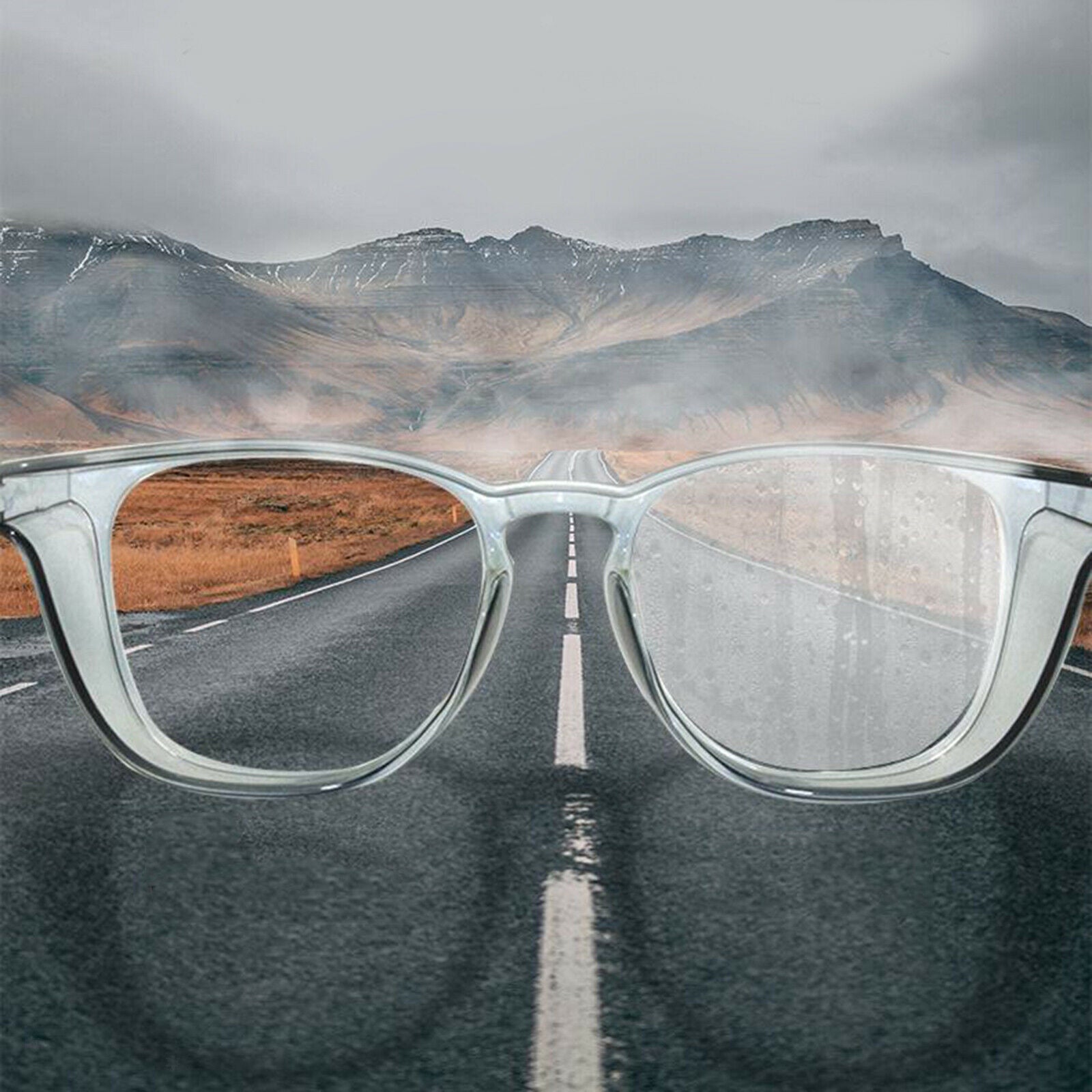 2X Safety Glasses with Clear Anti Fog Wrap-Around HD Lenses Workplaces white