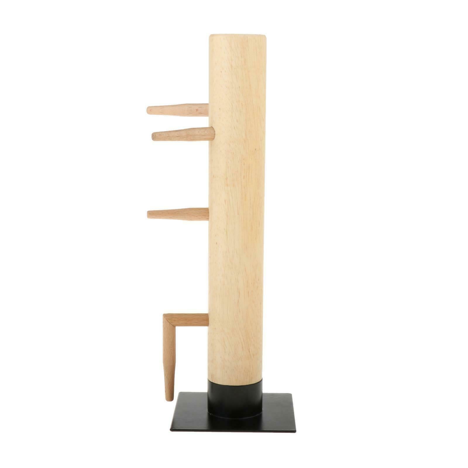 Simulation 1/6 Scale Wooden Kung Fu Pile Chinese Kung Fu Scene Need to Assemble