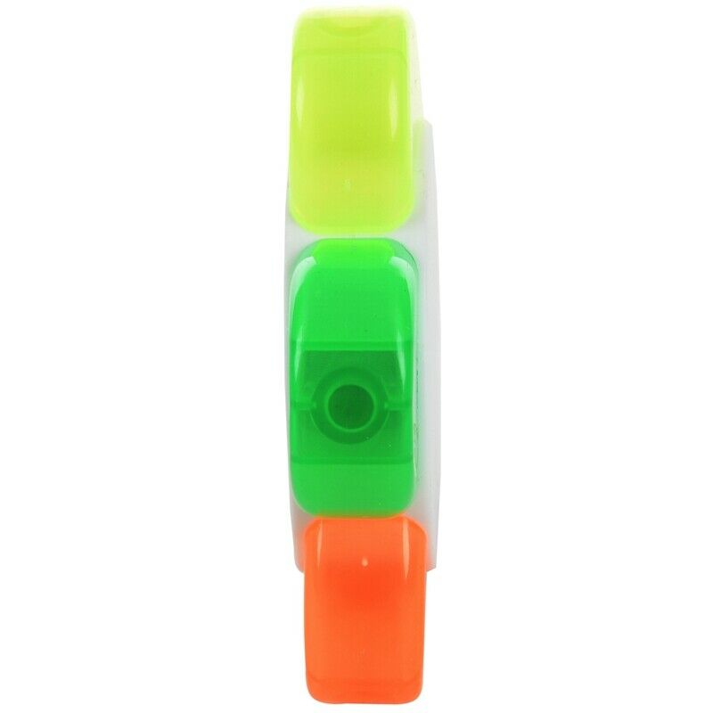 5 color highlighter pen marker pen stationery flower shape (pink, yellow, blueL3