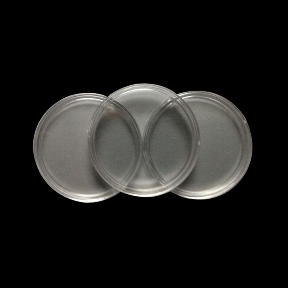 10X 40mm Applied Clear Cases Coin PRrage Capsules Holder Plastic Reusabl.l8