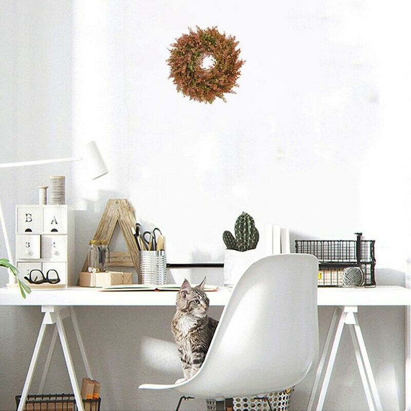 Artificial Eucalyptus Door Wreath for Front Door Indoor Window Wall Wedding J9Q2