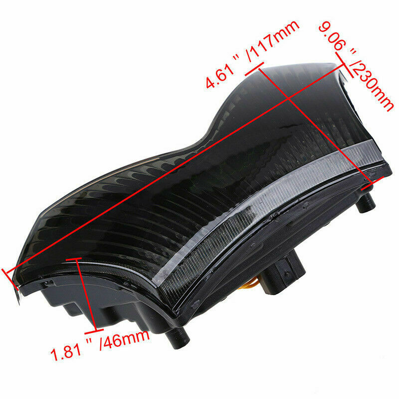 Motorcycle LED Tail Light Turn Signal Fits for Kawasaki ZX-14R/ZZR1400 2006-2013