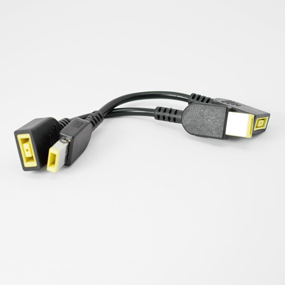 10pcs 14cm Square DC Tip Male To Female M/F Adapter Cable For Lenovo ThinkPad