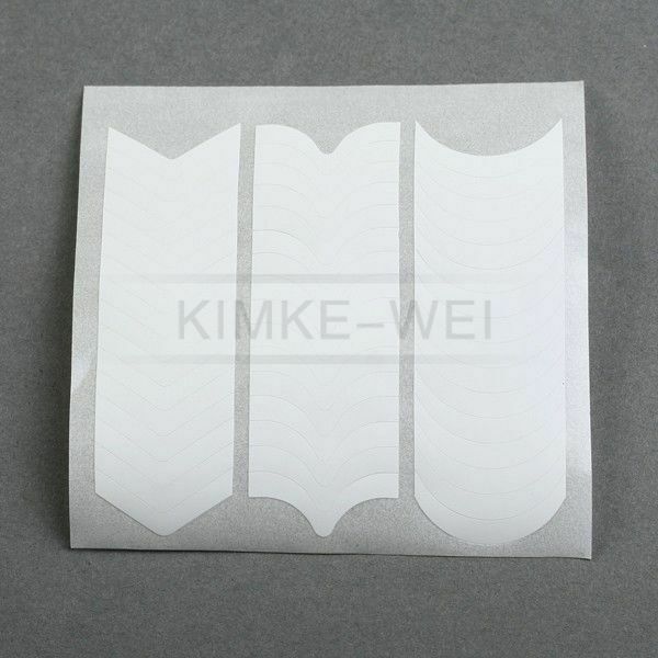10 pcs 1100 French Nail Finger Manicure Tip Guides PVC