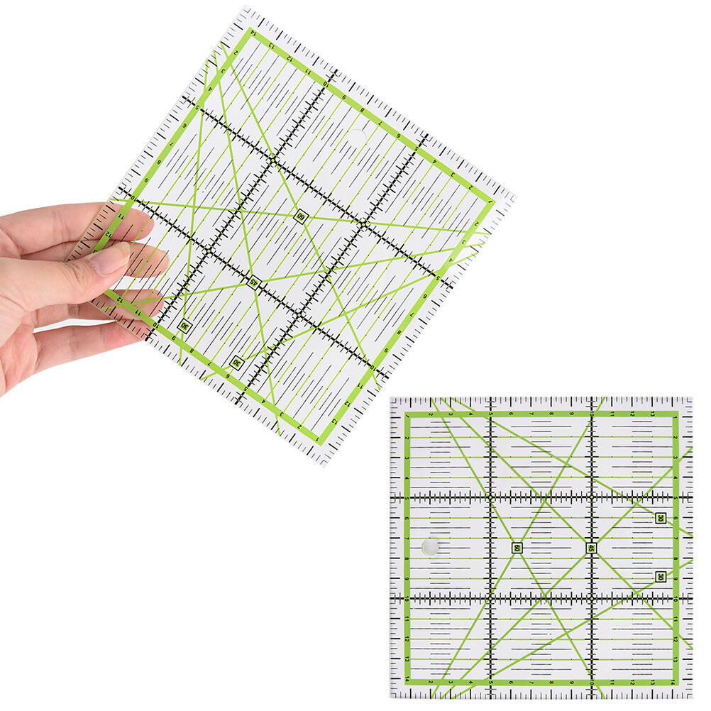 15*15cm Transparent quilting sewing patchwork ruler cutting tool tailor DIDEAU