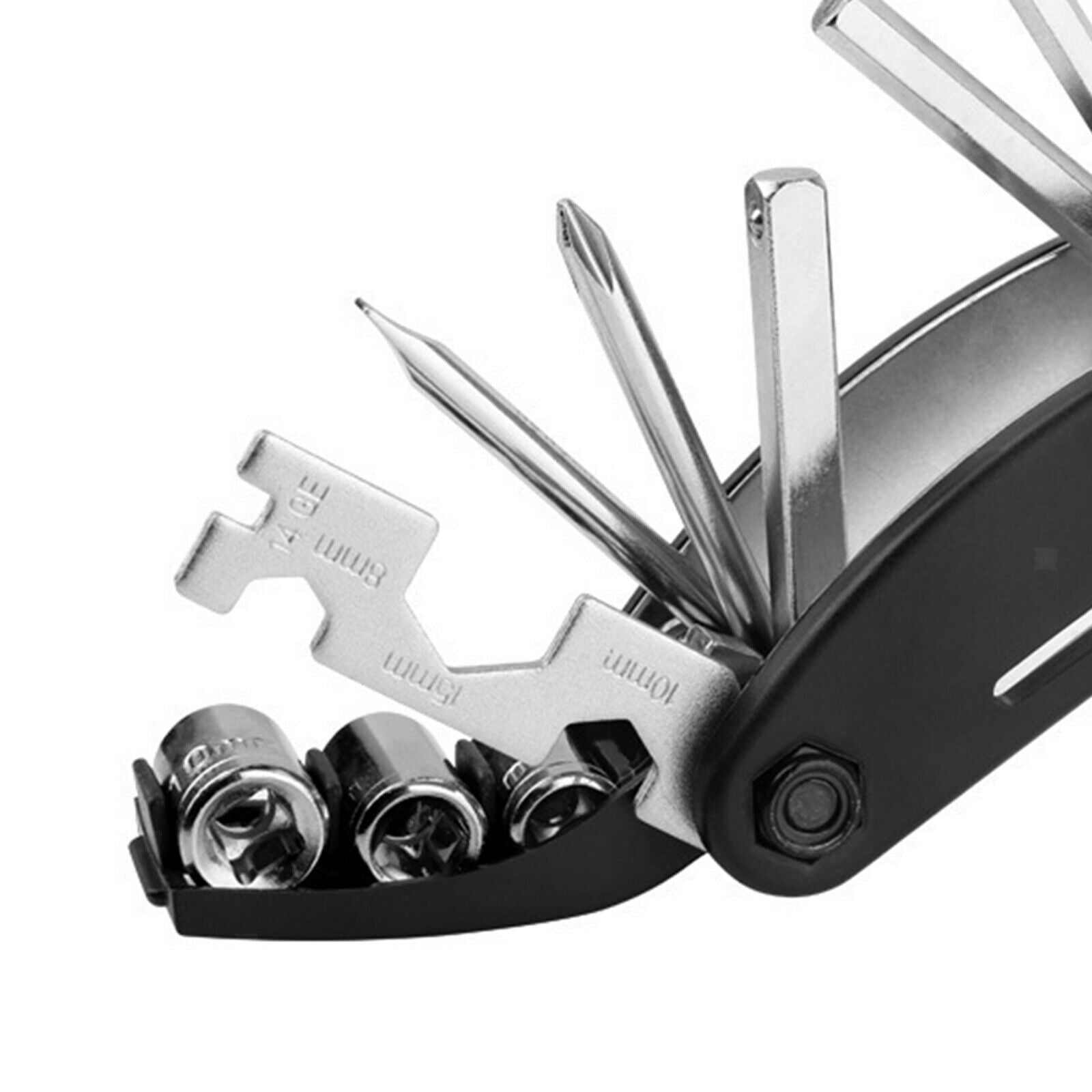 Bike Repair Tools Outdoor 16 in 1 Tire Lever Mini Pump Handy Fixed Set