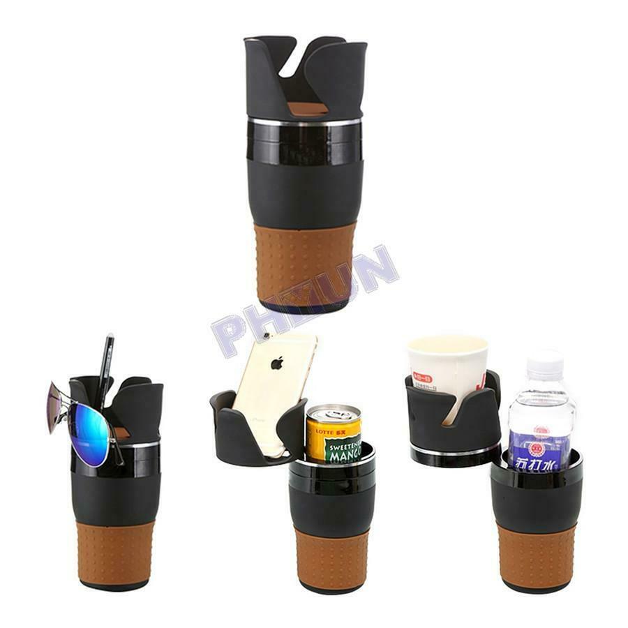 Multi-Function Car Cup Holder Bottle Drinks Holder Phone Organizer Box Universal