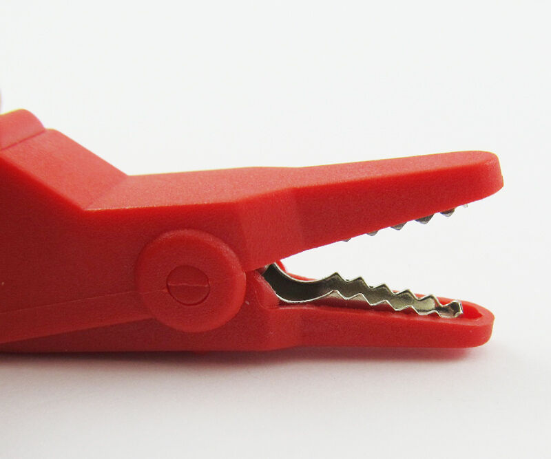 4 pcs Compatible with 4mm banana plug Small Safety Alligator Test Clip 1-0006