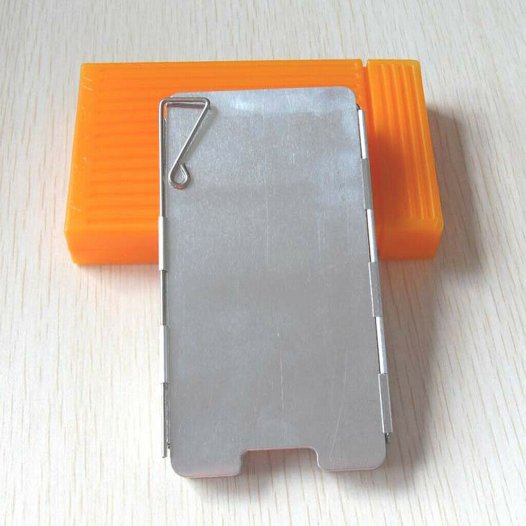 Folding 9 Plates Aluminum Alloy Outdoor Burner Stove Wind Shield Windshield