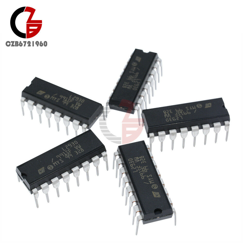 2PCS L293D L293 Driver IC Chip DIP 16 for Push-Pull Four-Channel Motor