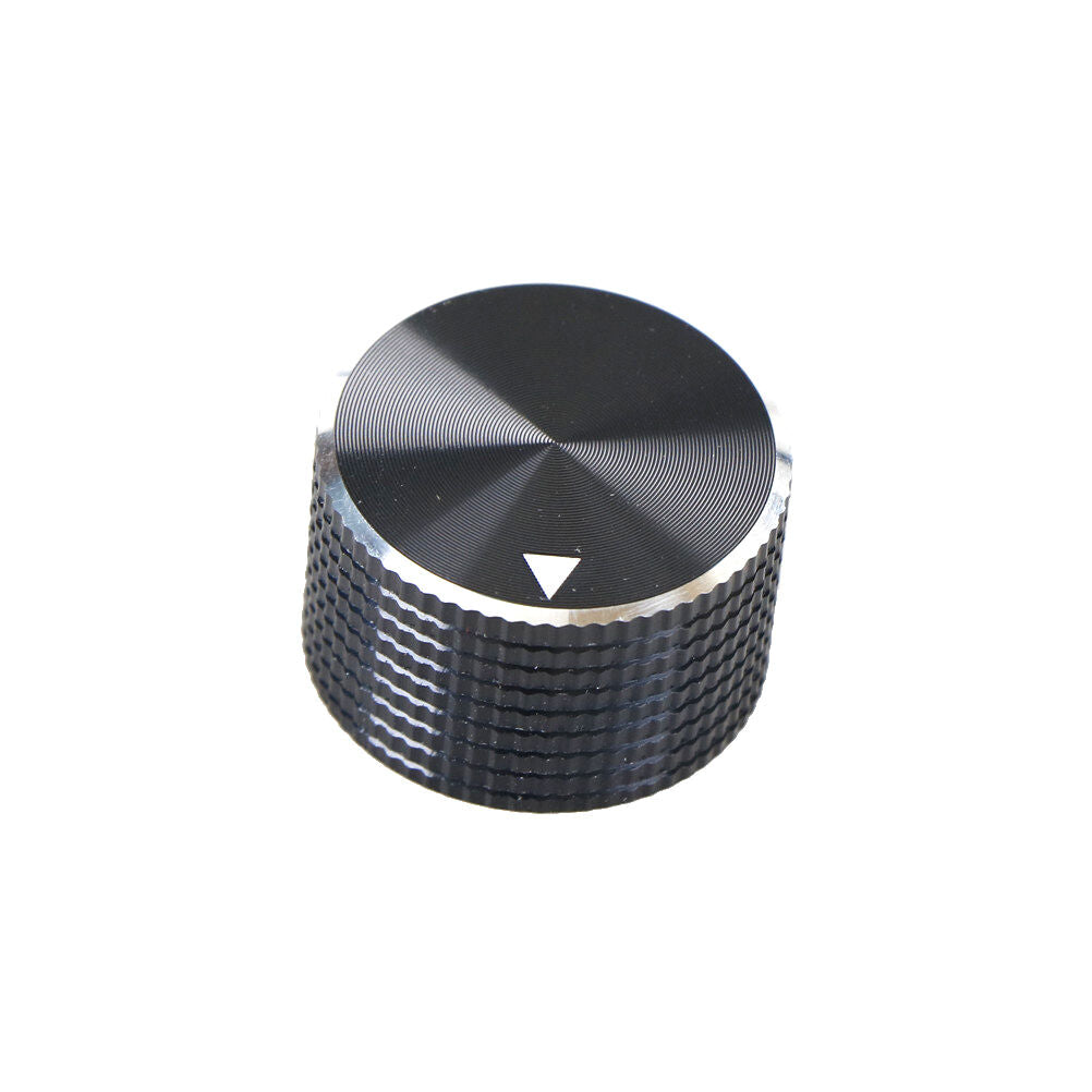 Dia Black Aluminum Rotary Control Potentiometer Knob 25mm x 15.5mm、_.l8