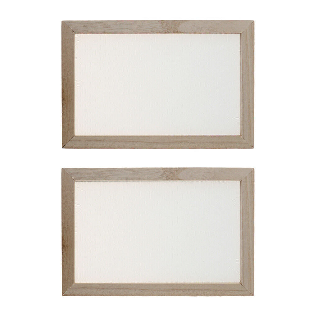 Prettyia 2x Paper Making Frame Screen Kids Children DIY Hadnade Paper Craft