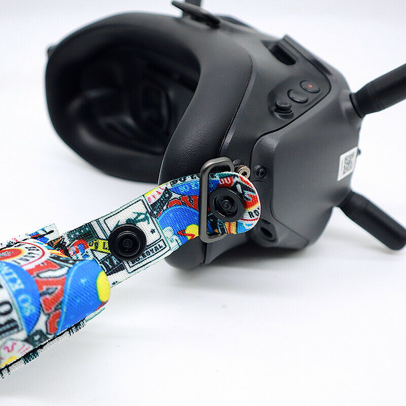 personalized for DJI FPV flight video glasses V2 graffiti headband fixed strap