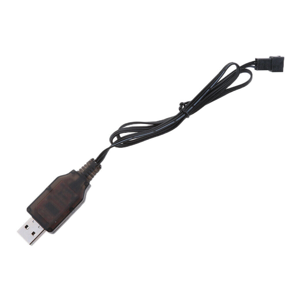 Premium 6.4V USB to SM-3P Lithium Battery Charger Cable for RC Drone
