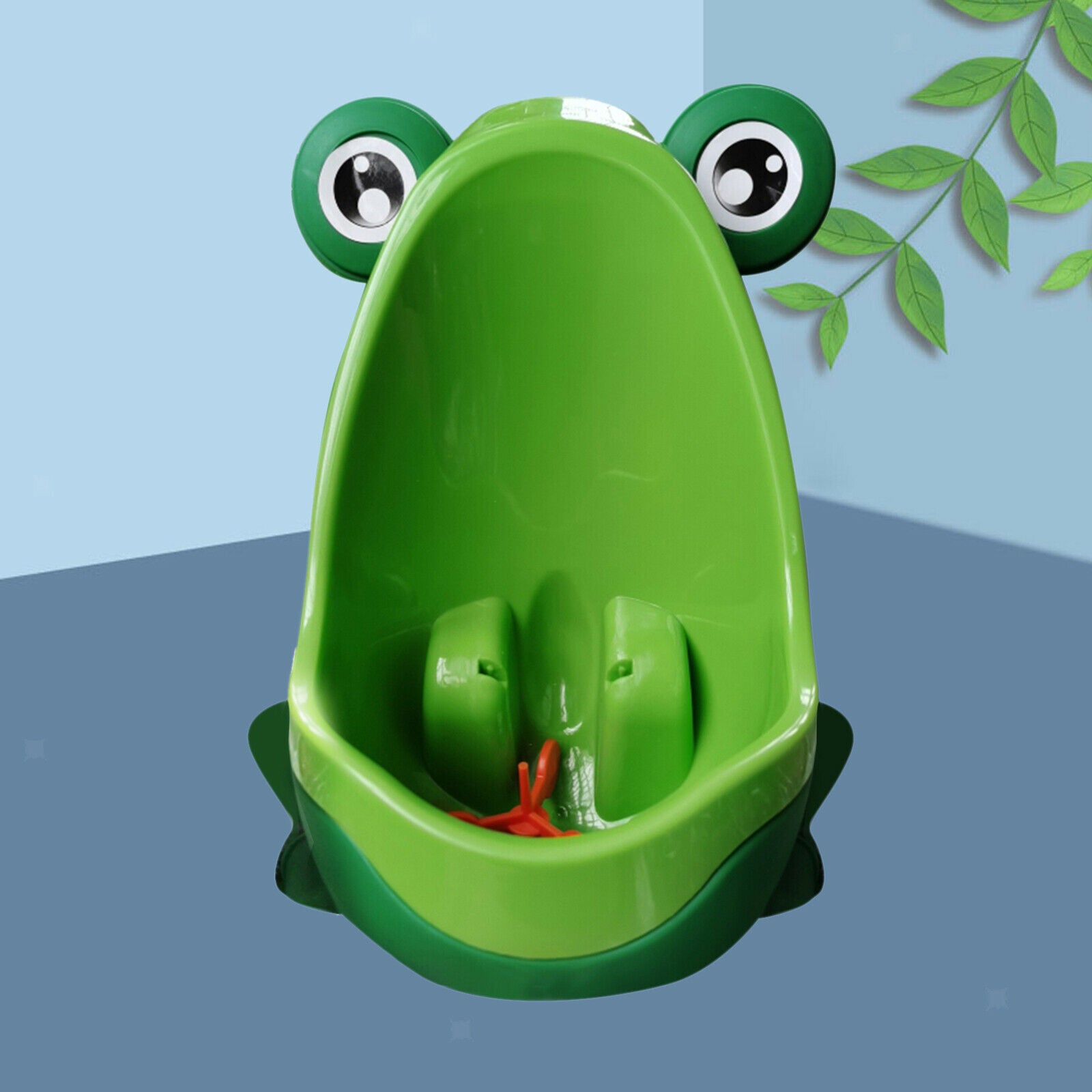 Cute Potty Trainer Urinal for Baby Toddler Bathroom Accs Green Easy to Clean