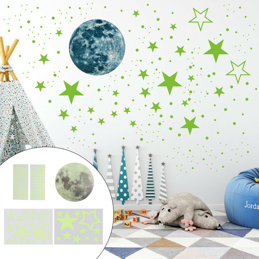 Luminous Wall Stickers for Home Bedroom Wall Art Ceiling Decals Waterproof