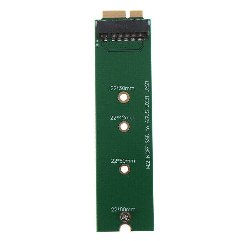 1Pc M.2 NGFF SSD to 18 Pin Extension Adapter Card for UX31 UX21 UX21E UX3.l8