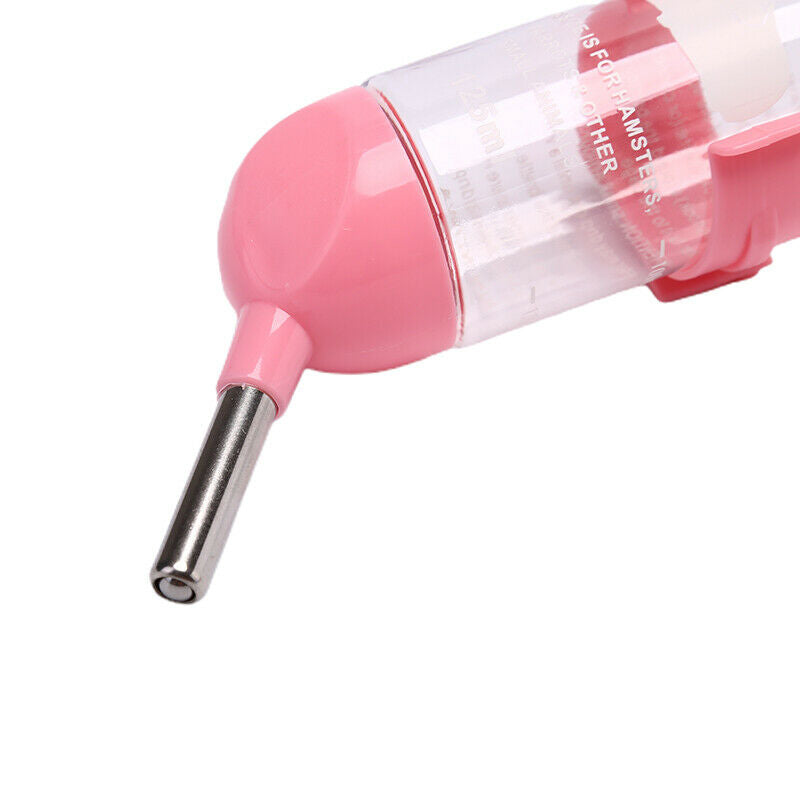 125ml Plastic Hamster Drinker Water Bottle Dispenser Hanging Pet Drinking.l8