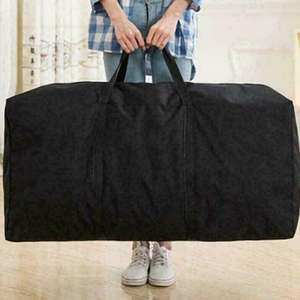 Home Extra Large Storage Bag Waterproof For Outdoor Y1S1 Cushion Black W6Q1