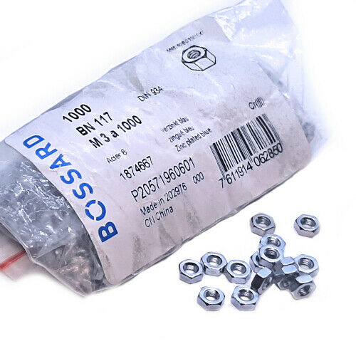 [500pcs] 1874667 NUT M3/BN117 DIN934 NUT