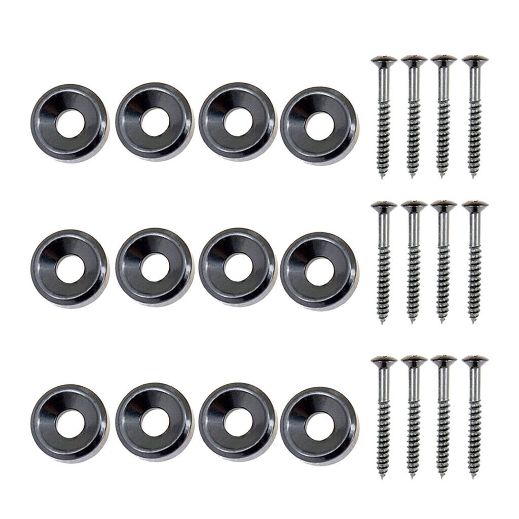 3 Sets Guitar Neck Joint Mounting Ferrules Bushings Body Neck Connect 14mm