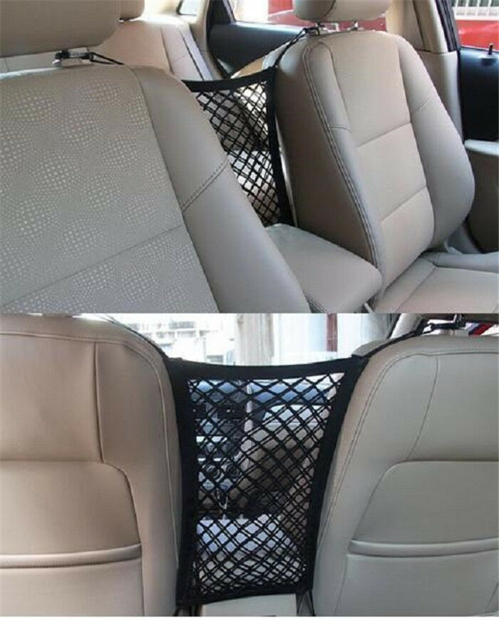 1x Storage Seat Bag Luggage Organizer Holder Cargo Net Hook Pouch Holder for Car