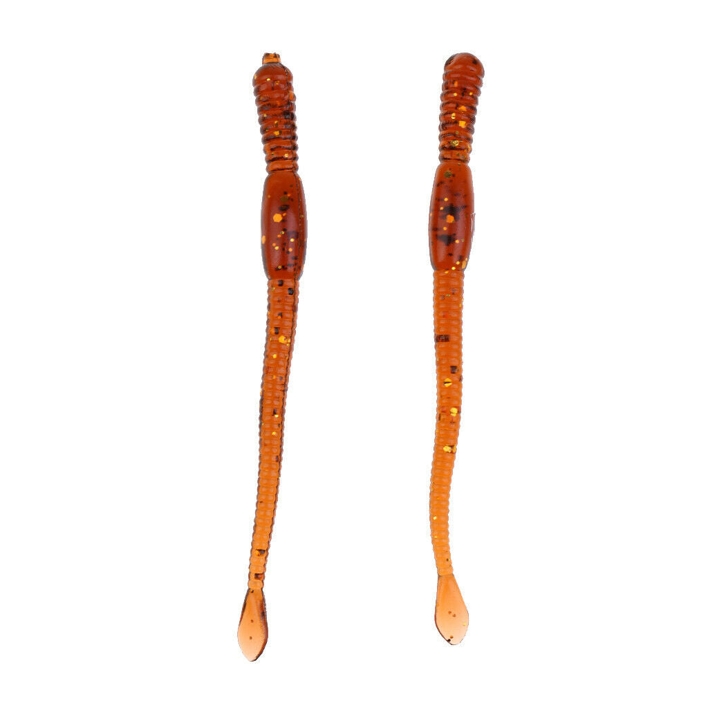 20Pcs Fishing  Saltwater Lures Soft Lures Bionic Baits Long Tail Worm
