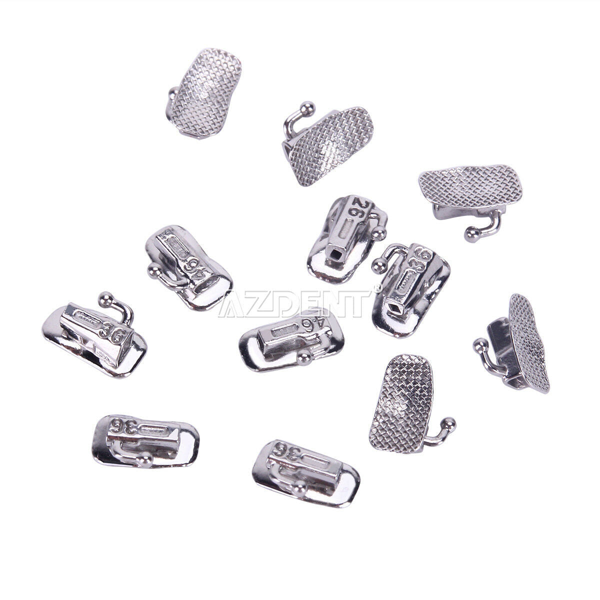 200 PCs Dental Ortho Buccal Tube Roth 0.022 1st Molar Bondable Non-Convertible