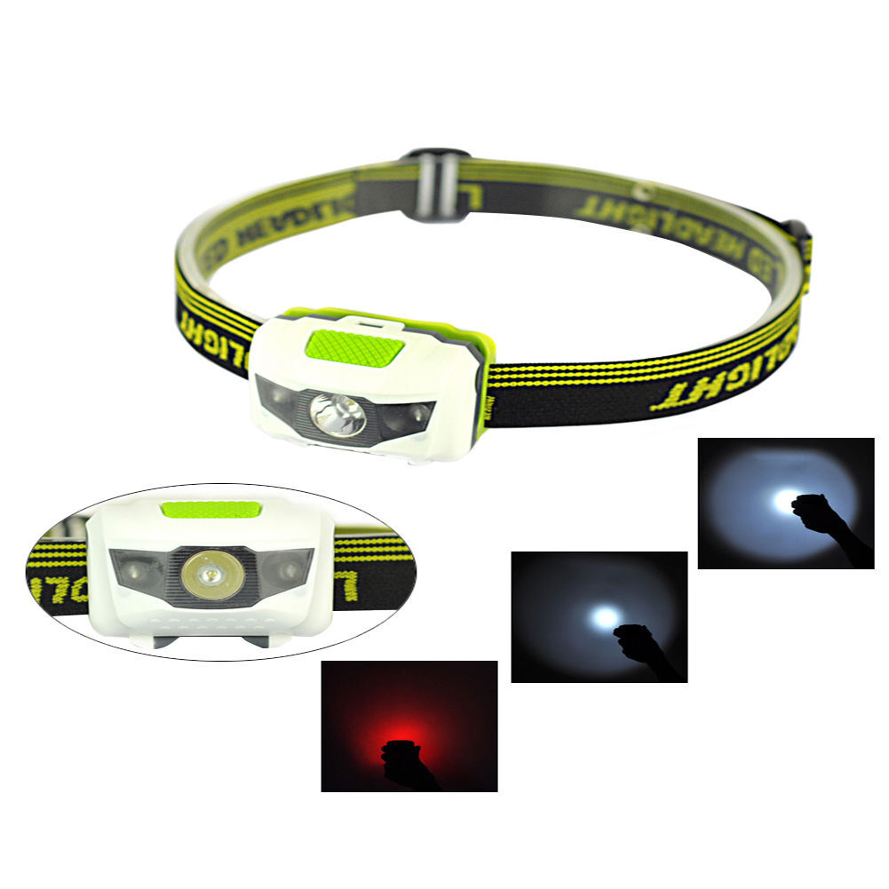 Mini Headlight LED Headlamp Head Torch Hiking Camping Waterproof Ultra Br.l8