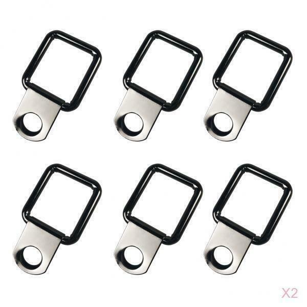 12 pcs Tie-down D-ring Cargo per Set For Jeep Wrangler Trunk Cargo Net Cover