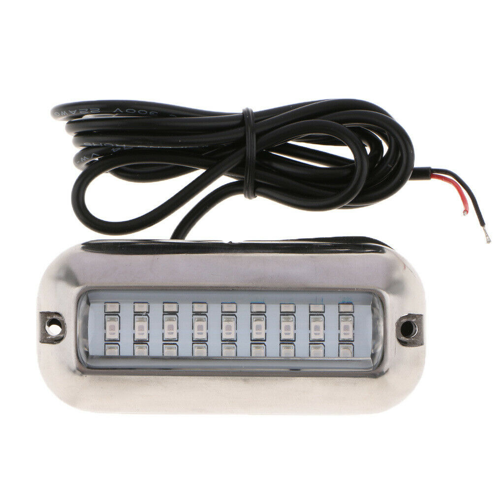 316 Stainless Steel 27 LED Underwater Pontoon Marine Boat Transom Light