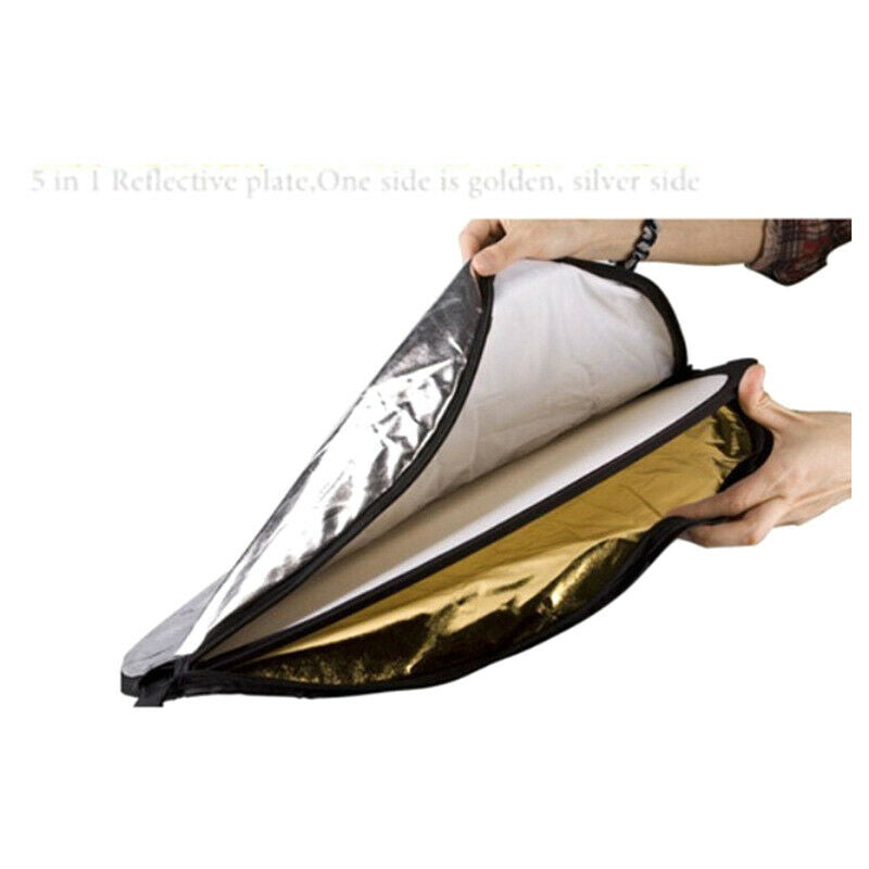 5 in 1 Portable Collapsible oval Multi-Disc light photo studio accessoriesI7CA