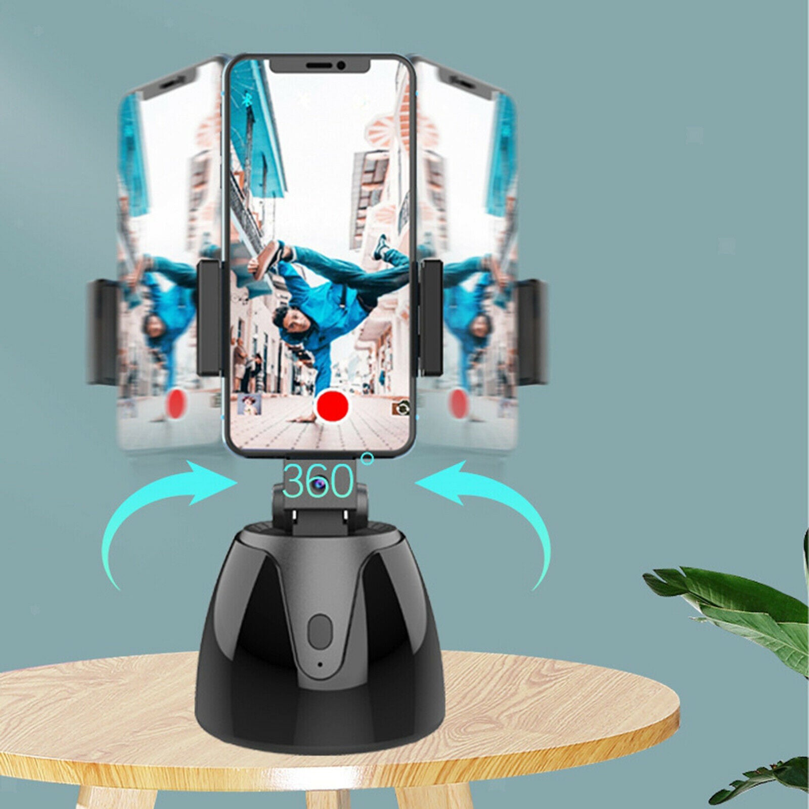 Auto Face Tracking Holder Tripod Stabilizer Live Streaming Video Recording