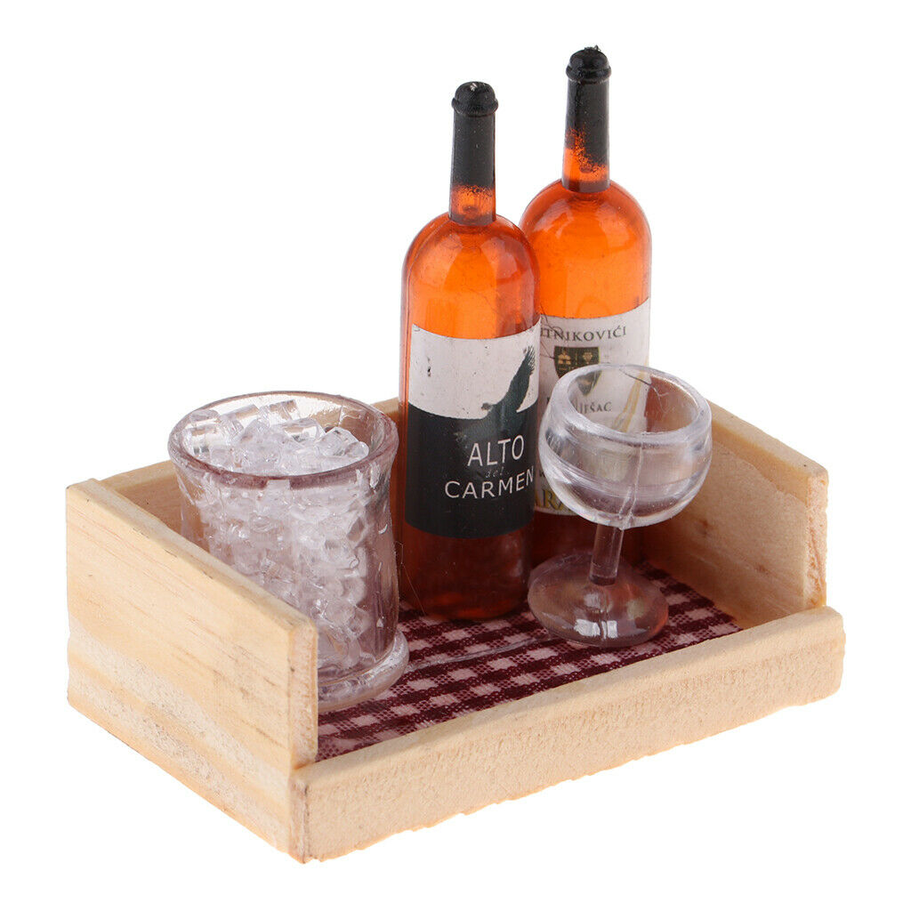 Modern Bar Decoration Drink Wine Champagne Beer Bottles With Magnet Wooden